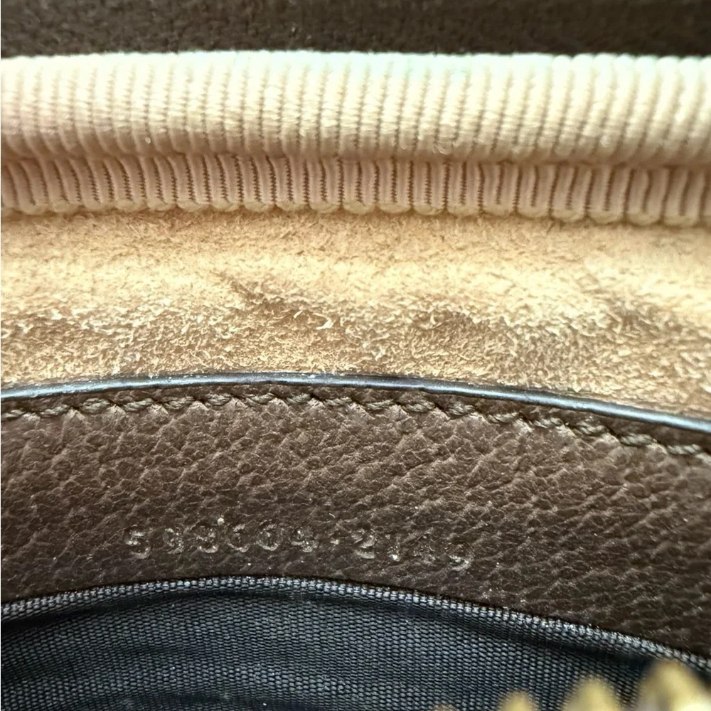 Gucci Mini Supreme Ophidia GG Canvas Crossbody Bag with Web Stripe - Picture 10 of 14